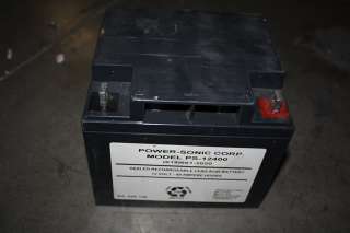 POWER SONIC PS 12400 12V 40AH RECHARGEABLE SEALED LEAD ACID BATTERY 