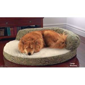  Luxury Bolster Bed Small 28 dia Color Java Bamboo Pet 