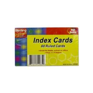  60 Pack ruled index cards   Case of 48 Electronics