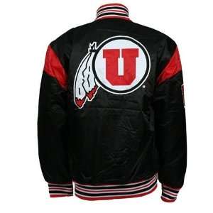  Utah Utes Satin Jacket (Black)