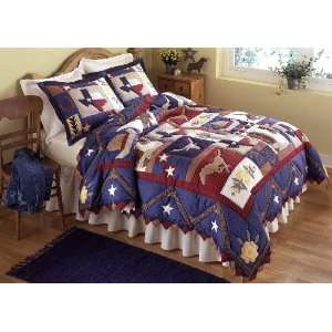  Texas Tradition Twin Quilt with Sham Electronics