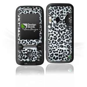  Design Skins for Sony Ericsson W850i   Leopard Fur Grey 