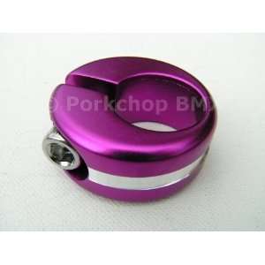  Peregrine style BMX bicycle seat clamp 25.4mm (1) PURPLE 