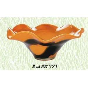  Maxi Vase Hand Blown Modern Glass Vase: Home & Kitchen