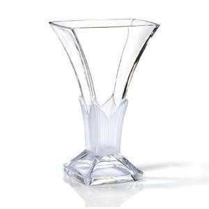 Matte Crystal Vase   Grace Collection Bohemia Crystal   Made In Czech 
