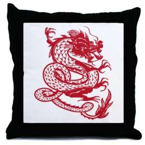  Throw Pillow Chinese Dancing Dragon 