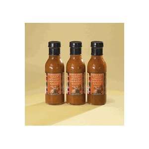 Three 15 oz Bottles of Tangy Apricot Chipotle Sauce  