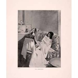  1903 Print Chiropodist Food Doctor Woman Illness 
