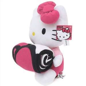  Hello Kitty Plush Doll with Fleece Blanket Baby