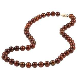 Chocolate Freshwater Pearl 18 inch Strand (8 9 mm 