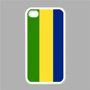    Gabon Flag White Iphone 4   Iphone 4s Case