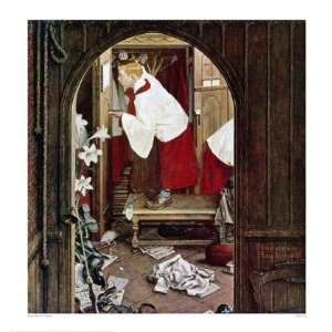  Norman Rockwell   Choirboy Giclee