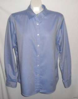 CHARTER CLUB  Great Looking Blue Shirt, Size 16 Iron Free  