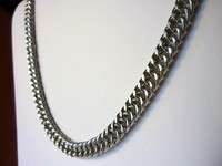 Mens 9mm Stainless Steel Curb Chain  