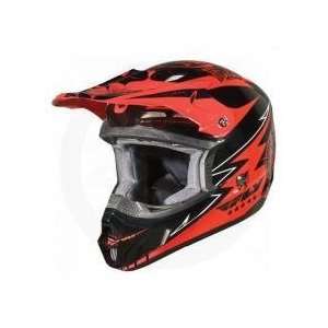  Fly Racing Kinetic Helmet , Size: XS, Color: Black/Red 