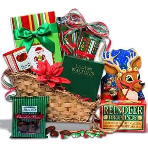 Gourmet Holiday Sleigh™ û Christmas Gift Basket:  