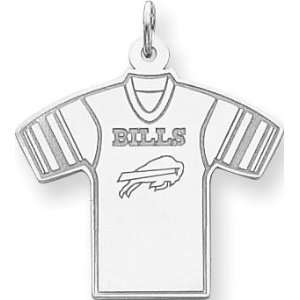    Sterling Silver NFL Buffalo Bills Football Jersey Charm: Jewelry