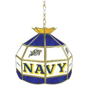   Naval Academy Stained Glass Tiffany Lamp   16 Inch Electronics