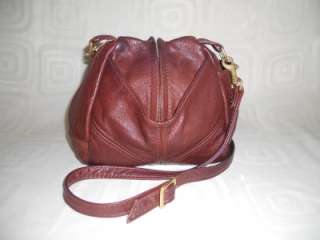 Victoria Leather Co Vintage Small Leather Droplet Style Shoulder Bag 