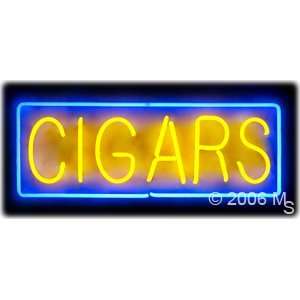 Neon Sign   Cigars   Large 13 x 32  Grocery & Gourmet 