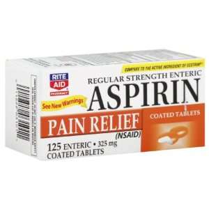  Rite Aid Aspirin, 125 ea