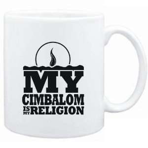  Mug White  my Cimbalom is my religion Instruments 