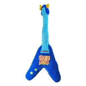 27 Blue Plush ROCK STAR Bass Guitar Throw Pillow 