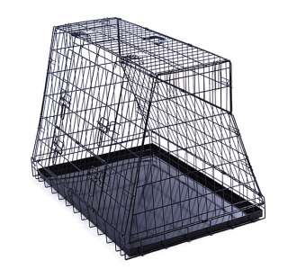   CAGE Kennel for Hatchback Cars   Wire Crate Animal Sloped NEW  