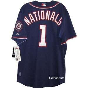   Nationals Authentic Alternate Navy Cool Base Jersey