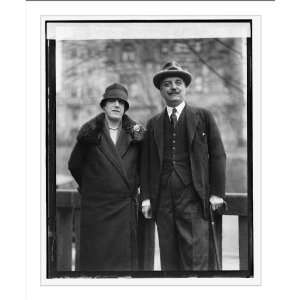 Historic Print (L) Mr. & Mrs. Charalambous Simopoulous, Minister from 