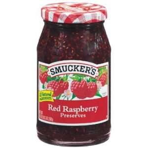 Smuckers Red Raspberry Preserves 18 oz Grocery & Gourmet Food