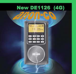 NEW DEGEN DE1126 4GB DSP RADIO +  + DIGITAL RECORDER  