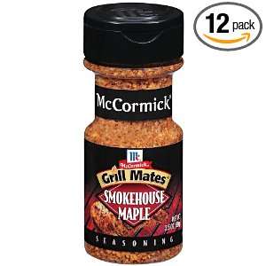 Grill Mates Smokehouse Maple Seasoning, 3.5 Ounce (Pack of 12)  