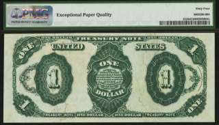 Fr. 352 $1 1891 Treasury Note PMG Choice Unc 64 EPQ  