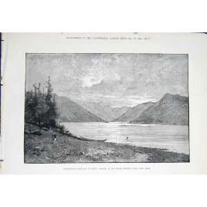  River Skeena British Columbia Sketch Print 1881