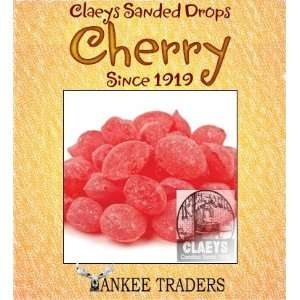 Claeys Wild Cherry Sanded Candy Drops ~ 2 Lbs ~ Old Fashioned Flavor 