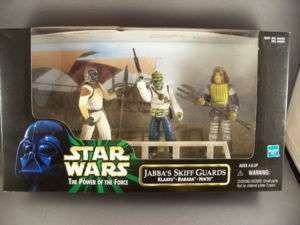 Jabbas Skiff Guards 3 Figure Set Star Wars POTF  