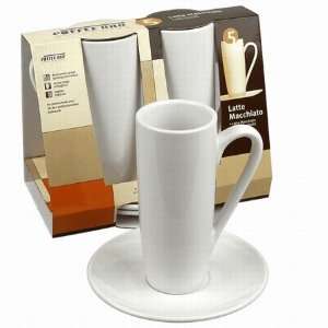 Konitz Set of Two Latte Macchiato Cups and Saucers  