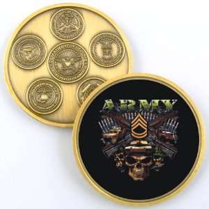  ARMY RANK SERGEANT FIRST CLASS CHALLENGE COIN YP359 