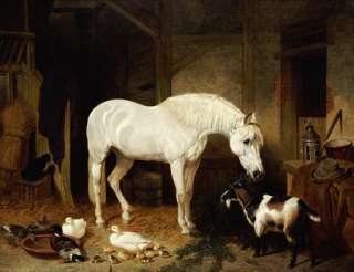 JOHN FREDERICK HERRING Stable Companions ON CANVAS  