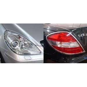 New! Mercedes SLK280/SLK350/SLK55 AMG Headlight/Tail Light Ring Set 06 