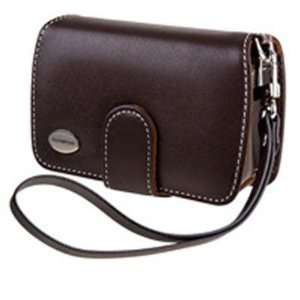  Slim Leather Case Dark Brown: Camera & Photo