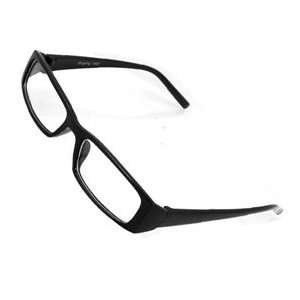   Black Plastic Full Rim Frame Clear Lens Glasses: Home Improvement