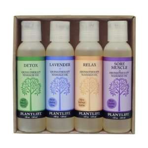  Plantlife Massage Oil 4 Pack Beauty