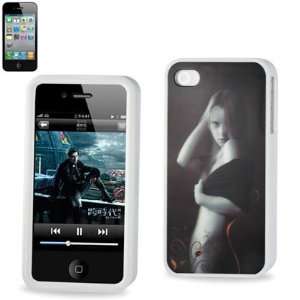 3D Woman in Seductive Pose White Snap On Hard Cover IPhone 