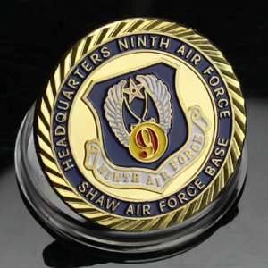  USAF 9th Air force Shaw FAB Challenge Coin 609 Everything 