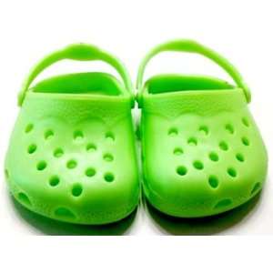  Green Garden Clogs for 18 Inch Dolls Toys & Games