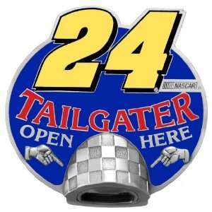 24 JEFF GORDON Tailgater Bottle Opener Hitch Cover   NASCAR   Fan Shop 
