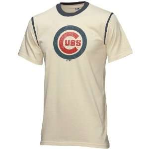   Chicago Cubs Natural Winner Fashion Vintage T shirt