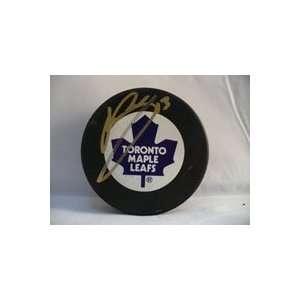 Mats Sundin Autographed Puck   Autographed NHL Pucks  